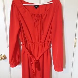 BURNT ORANGE MOSSIMO DRESS